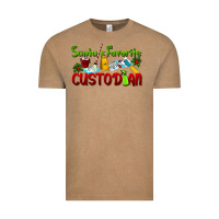 Vintage Coffee Santa's Favorite Custodian Vintage Tee - LillyAllenDesigns