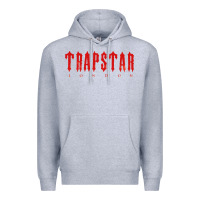 Heather Grey trapstar Premium Hoodie - linhVisuals