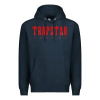 Navy trapstar Premium Hoodie - linhVisuals