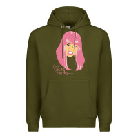 Army Green nicki Premium Hoodie - linhVisuals