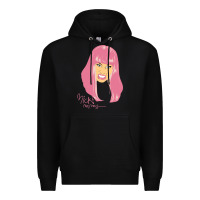 Black nicki Premium Hoodie - linhVisuals