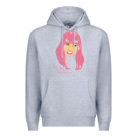Heather Grey nicki Premium Hoodie - linhVisuals