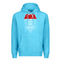Ocean Blue gwar fun Premium Hoodie - linhVisuals