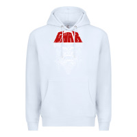 White gwar fun Premium Hoodie - linhVisuals