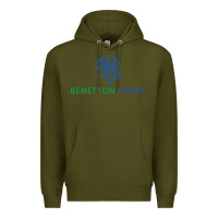 Army Green benetton rugby Premium Hoodie - linhVisuals