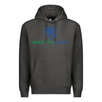 Charcoal Heather benetton rugby Premium Hoodie - linhVisuals