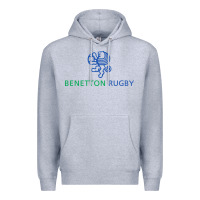Heather Grey benetton rugby Premium Hoodie - linhVisuals