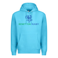 Ocean Blue benetton rugby Premium Hoodie - linhVisuals