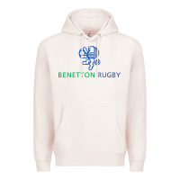 Pale Pink benetton rugby Premium Hoodie - linhVisuals