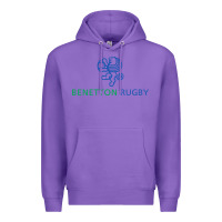 Purple benetton rugby Premium Hoodie - linhVisuals