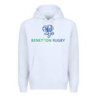 White benetton rugby Premium Hoodie - linhVisuals