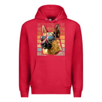 Cardinal retro vintage german shepherd german shepherd dog gift Premium Hoodie - linhVisuals