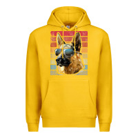 Lemon retro vintage german shepherd german shepherd dog gift Premium Hoodie - linhVisuals