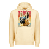 Pina Colada retro vintage german shepherd german shepherd dog gift Premium Hoodie - linhVisuals