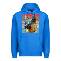 True Royal retro vintage german shepherd german shepherd dog gift Premium Hoodie - linhVisuals