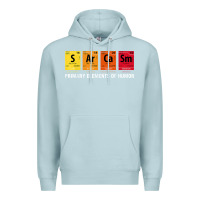 Blue Mist sarcasm elements of humor periodic table graphic Premium Hoodie - linhVisuals