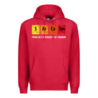 Cardinal sarcasm elements of humor periodic table graphic Premium Hoodie - linhVisuals