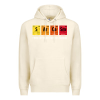 Tofu sarcasm elements of humor periodic table graphic Premium Hoodie - linhVisuals