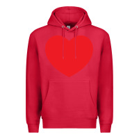 Cardinal big heart Premium Hoodie - linhVisuals