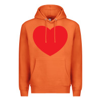 Carrot big heart Premium Hoodie - linhVisuals