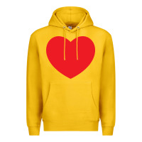 Lemon big heart Premium Hoodie - linhVisuals