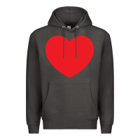 Smoke big heart Premium Hoodie - linhVisuals
