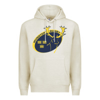 Oatmeal Heather munster rugby Premium Hoodie - linhVisuals