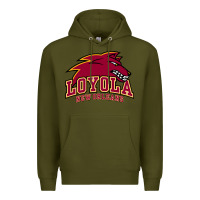 Army Green loyola college prep Premium Hoodie - linhVisuals
