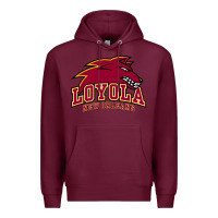 Burgundy loyola college prep Premium Hoodie - linhVisuals
