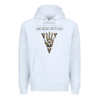 White morrowind Premium Hoodie - linhVisuals
