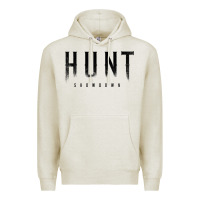 Oatmeal Heather hunt showdown Premium Hoodie - linhVisuals