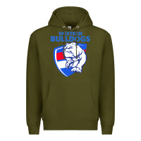 Army Green western bulldogs Premium Hoodie - linhVisuals