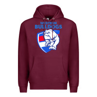 Burgundy western bulldogs Premium Hoodie - linhVisuals