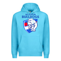 Ocean Blue western bulldogs Premium Hoodie - linhVisuals