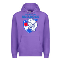 Purple western bulldogs Premium Hoodie - linhVisuals