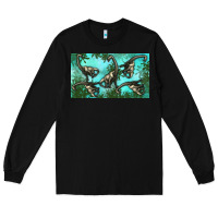 Black brachiosaurus  sippy cup Long Sleeve Tee - Artiststas