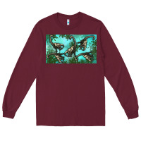 Burgundy brachiosaurus  sippy cup Long Sleeve Tee - Artiststas