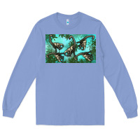 Colony Blue brachiosaurus  sippy cup Long Sleeve Tee - Artiststas