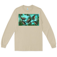 Mushroom brachiosaurus  sippy cup Long Sleeve Tee - Artiststas