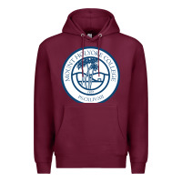 Burgundy mount holyoke college Premium Hoodie - linhVisuals
