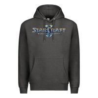Charcoal Heather starcraft Premium Hoodie - linhVisuals