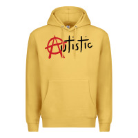 Antique Gold autistic punk Premium Hoodie - linhVisuals