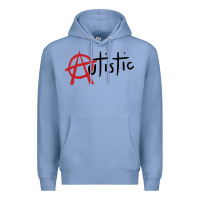Colony Blue autistic punk Premium Hoodie - linhVisuals