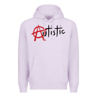 Lilac autistic punk Premium Hoodie - linhVisuals