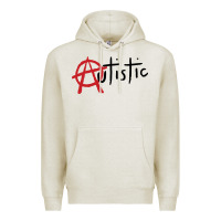 Oatmeal Heather autistic punk Premium Hoodie - linhVisuals