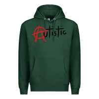 Sports Green autistic punk Premium Hoodie - linhVisuals