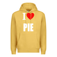 Antique Gold retro vintage classic i love pie for pie lovers cooks chefs t shirt Premium Hoodie - linhVisuals