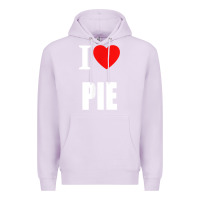 Lilac retro vintage classic i love pie for pie lovers cooks chefs t shirt Premium Hoodie - linhVisuals