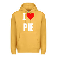 Mustard retro vintage classic i love pie for pie lovers cooks chefs t shirt Premium Hoodie - linhVisuals
