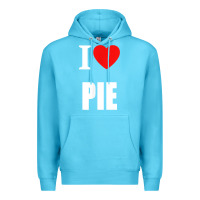 Ocean Blue retro vintage classic i love pie for pie lovers cooks chefs t shirt Premium Hoodie - linhVisuals